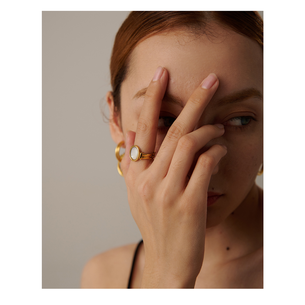 Yhpup-bague-en-acier-inoxydable-pour-femme-bijou-de-doigt-rond-couleur-or-m-tal-coquille