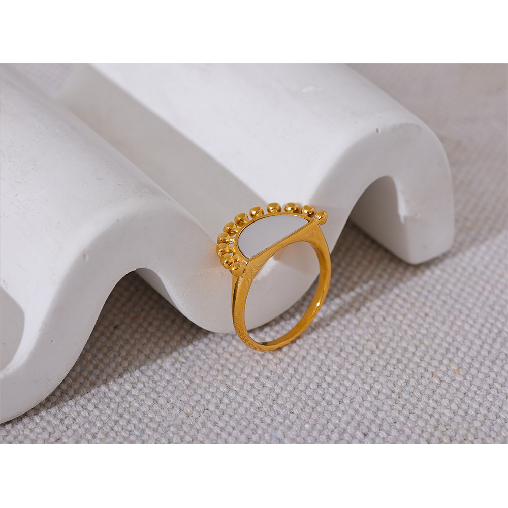Yhpup-Bague-en-Acier-Inoxydable-avec-Coquille-Naturelle-pour-Femme-Bijoux-de-Doigt-Personnalis-s-Document