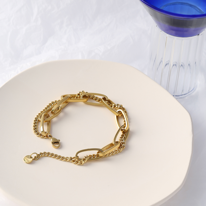 Yhpup-Bracelet-cha-ne-maillons-en-acier-inoxydable-pour-femmes-bijoux-exquis-de-Texture-en-m