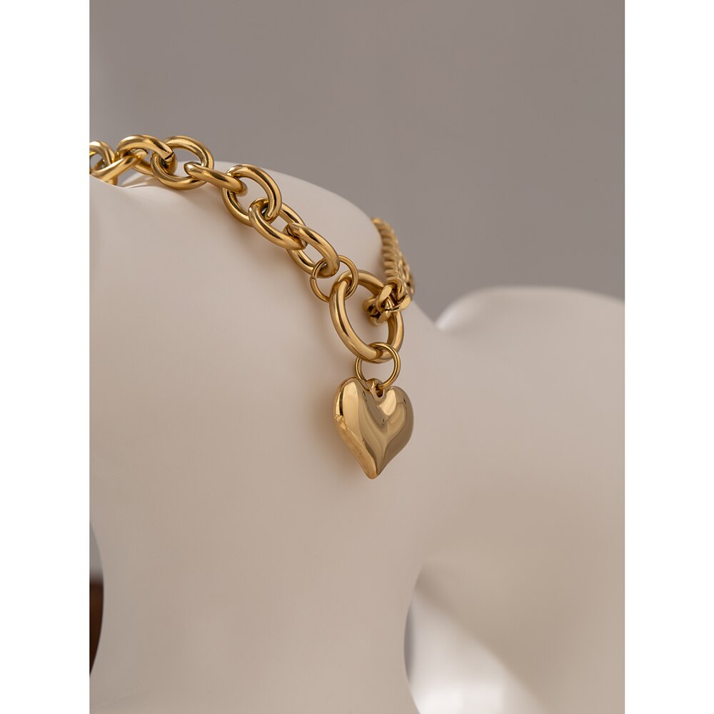 Yhpup-Bracelet-pendentif-en-forme-de-c-ur-pour-femme-bijoux-tendance-en-acier-inoxydable-plaqu