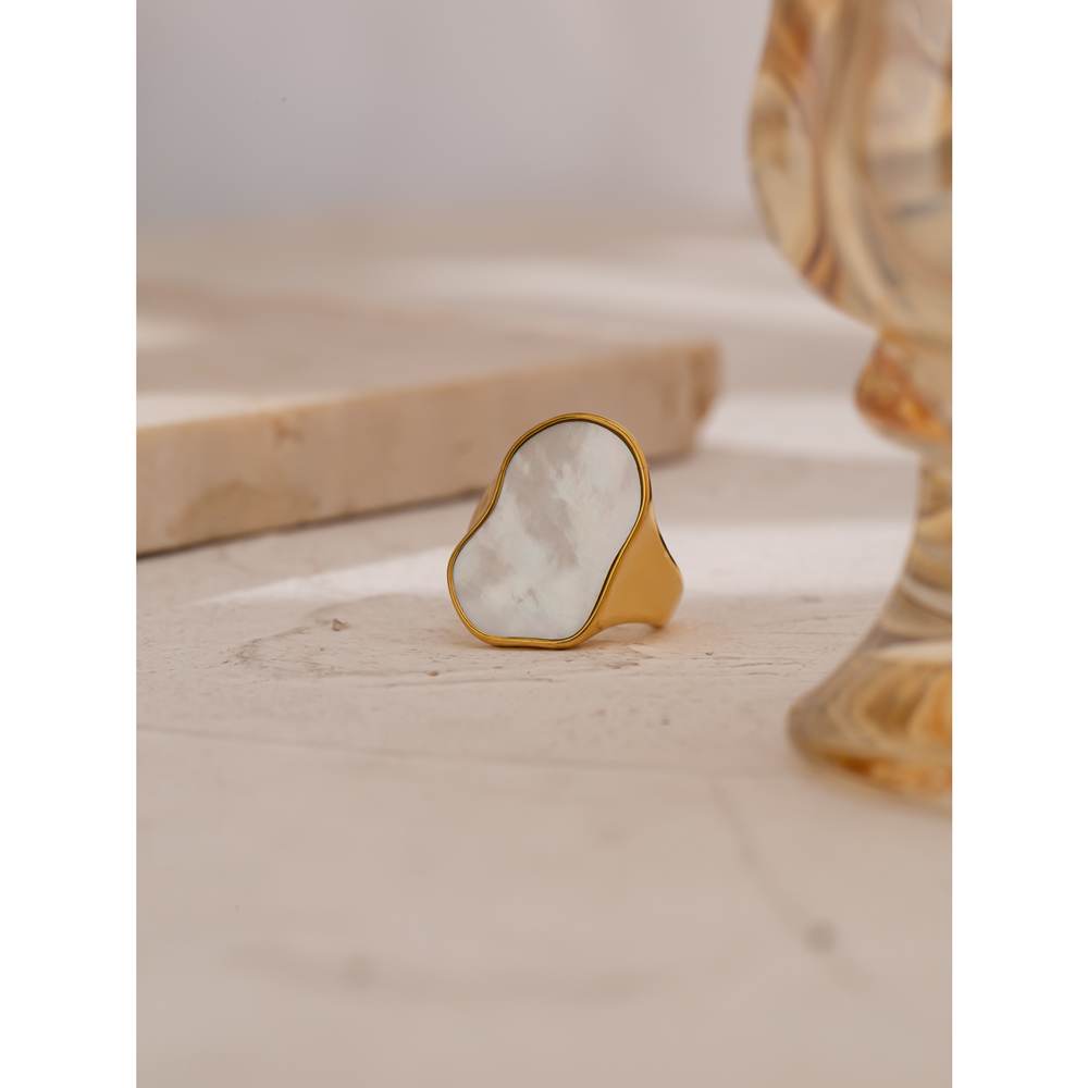 Yhpup-bague-Vintage-en-acier-inoxydable-avec-coquille-naturelle-irr-guli-re-pour-femme-bijou-de