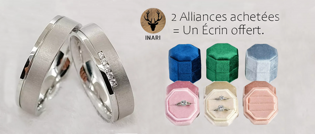 Offre 2 Alliances achetées = 1 Écrin offert