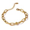 Yhpup-Bracelet-dor-en-acier-inoxydable-pour-femmes-nouveau-bijou-breloque-Texture-m-tallique-g-om