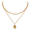 Yhpup-collier-multicouche-en-acier-inoxydable-316L-pour-femmes-Bijoux-d-claration-Texture-m-tallique-pendentif