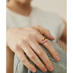 Yhpup-bague-en-acier-inoxydable-pour-femme-couleur-or-plaqu-Pvd-rose-Orange-mail-minimaliste-bijoux