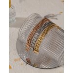 Yhpup-Bracelet-Maillons-Cubains-en-Acier-Inoxydable-pour-Homme-et-Femme-Bijoux-Unisexe-Plaqu-Or-18K