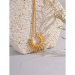 Yhpup-Pendentif-G-om-trique-Soleil-en-Acier-Inoxydable-pour-Homme-et-Femme-Collier-Plaqu-Or