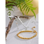 Yhpup-Bracelet-en-perles-carr-es-polies-fait-la-main-en-acier-inoxydable-de-haute-qualit