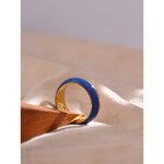 Yhpup-bague-en-acier-inoxydable-pour-femmes-anneau-en-mail-bleu-tendance-m-tal-rond-bijoux