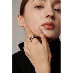 Yhpup-bague-en-acier-inoxydable-pour-femmes-anneau-en-mail-bleu-tendance-m-tal-rond-bijoux