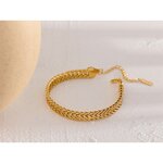 Yhpup-collier-en-acier-inoxydable-imperm-able-cha-ne-dor-e-plus-paisse-Bracelet-ensemble-de