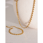 Yhpup-ensemble-de-bijoux-en-acier-inoxydable-collier-en-forme-de-c-ur-tanche-plaqu-or