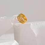 Yhpup-bague-de-cha-ne-en-acier-inoxydable-breloque-en-m-tal-torsad-plaqu-or-18