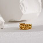 Yhpup-bague-de-cha-ne-en-acier-inoxydable-breloque-en-m-tal-torsad-plaqu-or-18