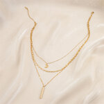 SION-L-Collier-Ras-du-Cou-en-Acier-Inoxydable-pour-Femme-Bijou-Fin-3-Couches-Breloque