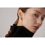 Yhpup-boucles-d-oreilles-asym-triques-en-acier-inoxydable-pour-Femme-Bijoux-la-mode-perle-naturelle