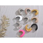 Yhpup-Boucles-d-oreilles-Huggie-g-om-triques-en-mail-multicolore-pour-femmes-bijoux-en-acier