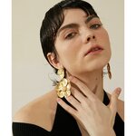 Yhpup-boucles-d-oreilles-pendantes-en-acier-inoxydable-grande-fleur-bijou-de-f-te-tanche-couleur