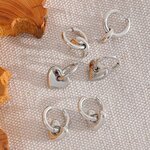 Yhpup-boucles-d-oreilles-pendantes-en-forme-d-toile-de-lune-de-c-ur-Huggie-plaqu