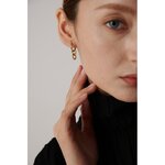 Yhpup-boucles-d-oreilles-Huggie-rondes-en-acier-inoxydable-minimaliste-Texture-m-tallique-dor-e-bijoux