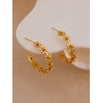 Yhpup-boucles-d-oreilles-rondes-en-acier-inoxydable-pour-femmes-bijoux-en-m-tal-dor-Texture