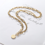 SION-L-Bijoux-en-Acier-Inoxydable-2-Couches-pour-Femme-Nouvelle-Mode-Vintage-Rond-Reine-Pi