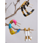 Yhpup-Boucles-d-oreilles-Huggie-coeur-d-amour-en-acier-inoxydable-pour-femme-mail-noir-color