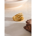 Yhpup-Bague-G-om-trique-en-Acier-Inoxydable-Plaqu-Or-18K-pour-Femme-Breloque-Large-en