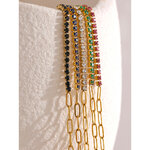Yhpup-Bracelet-Chic-fin-en-acier-inoxydable-pour-femmes-cha-ne-color-e-en-zircone-cubique