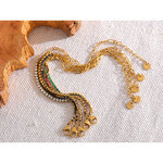 Yhpup-Bracelet-Chic-fin-en-acier-inoxydable-pour-femmes-cha-ne-color-e-en-zircone-cubique