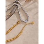 Yhpup-Bracelet-Fait-Main-en-Acier-Inoxydable-pour-Femme-Breloque-tanche-Perles-JOCoussins-Zmagazines-es-Jonc