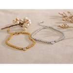 Yhpup-Bracelet-Fait-Main-en-Acier-Inoxydable-pour-Femme-Breloque-tanche-Perles-JOCoussins-Zmagazines-es-Jonc