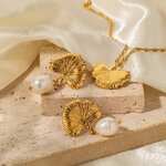 Youthway-Boucles-d-oreilles-goutte-d-eau-douce-Gingko-pour-femme-collier-de-perles-de-luxe