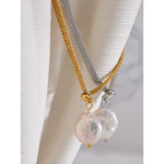 Yhpup-Collier-Ras-du-Cou-en-Acier-Inoxydable-avec-Pendentif-en-Perle-Naturelle-Bijoux-de-Clavicule