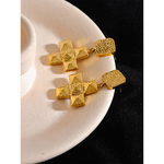 Yhpup-Boucles-d-oreilles-pendantes-classiques-en-acier-inoxydable-croix-carr-e-breloque-vintage-en-m