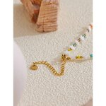 Yhpup-Collier-en-Acier-Inoxydable-avec-Coquille-Naturelle-toile-Clip-Color-Fait-la-Main-Bijoux-d