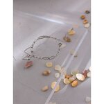 Yhpup-Bracelet-en-forme-de-c-ur-bijou-tendance-Double-couche-en-acier-inoxydable-Texture-m