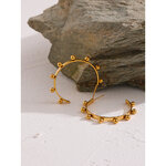 Yhpup-boucles-d-oreilles-rondes-en-acier-inoxydable-perles-mode-en-m-tal-plaqu-or-PVD