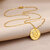 Colliers-pendentif-pi-ce-de-monnaie-portrait-vintage-pour-femme-acier-inoxydable-rond-document-en-or