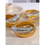 Yhpup-Bracelet-Punk-tanche-en-Acier-Inoxydable-pour-Femme-Optique-artificiel-astique-M-tal-Plaqu-Or