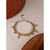 Yhpup-Bracelet-crois-en-acier-inoxydable-pour-femmes-breloque-en-m-tal-plaqu-or-14-K