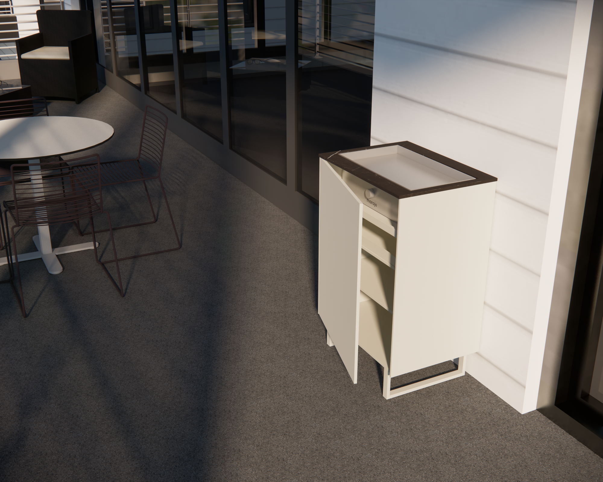 pixel citadine meuble cuisine exterieur