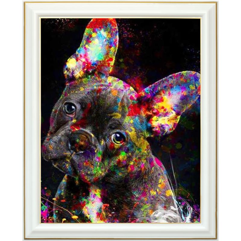 peinture-diamant-bouledogue-francais