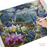 HUACAN-peinture-de-paysage-de-jardin-broderie-compl-te-de-diamants-Kit-complet-de-mosa-que