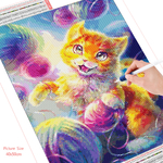 HUACAN-peinture-diamant-chat-broderie-Kit-complet-mosa-que-couture-Animal-loisirs-cr-atifs-d-coration