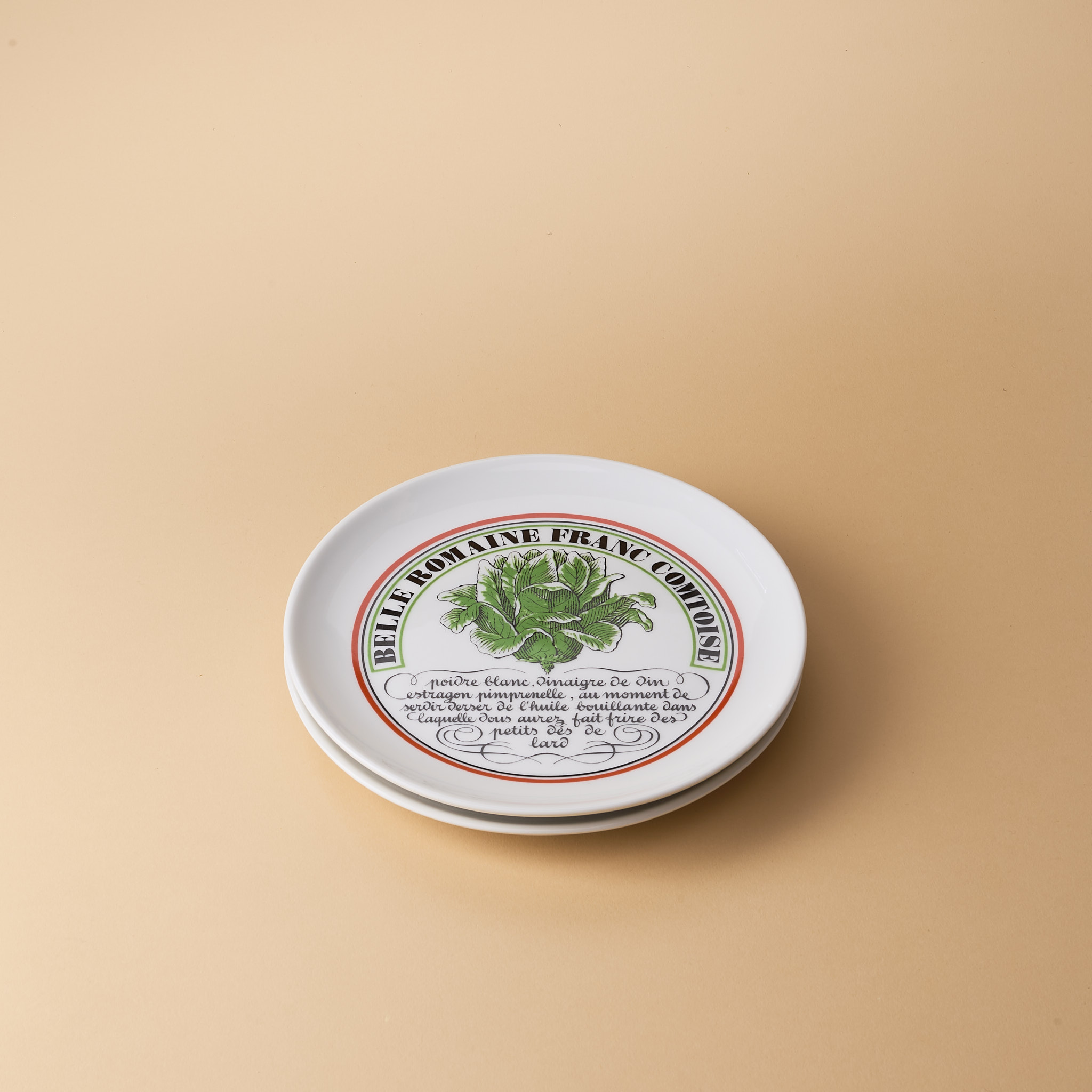 vaisselle ancienne assiettes à crudités Porcelaine de Paris