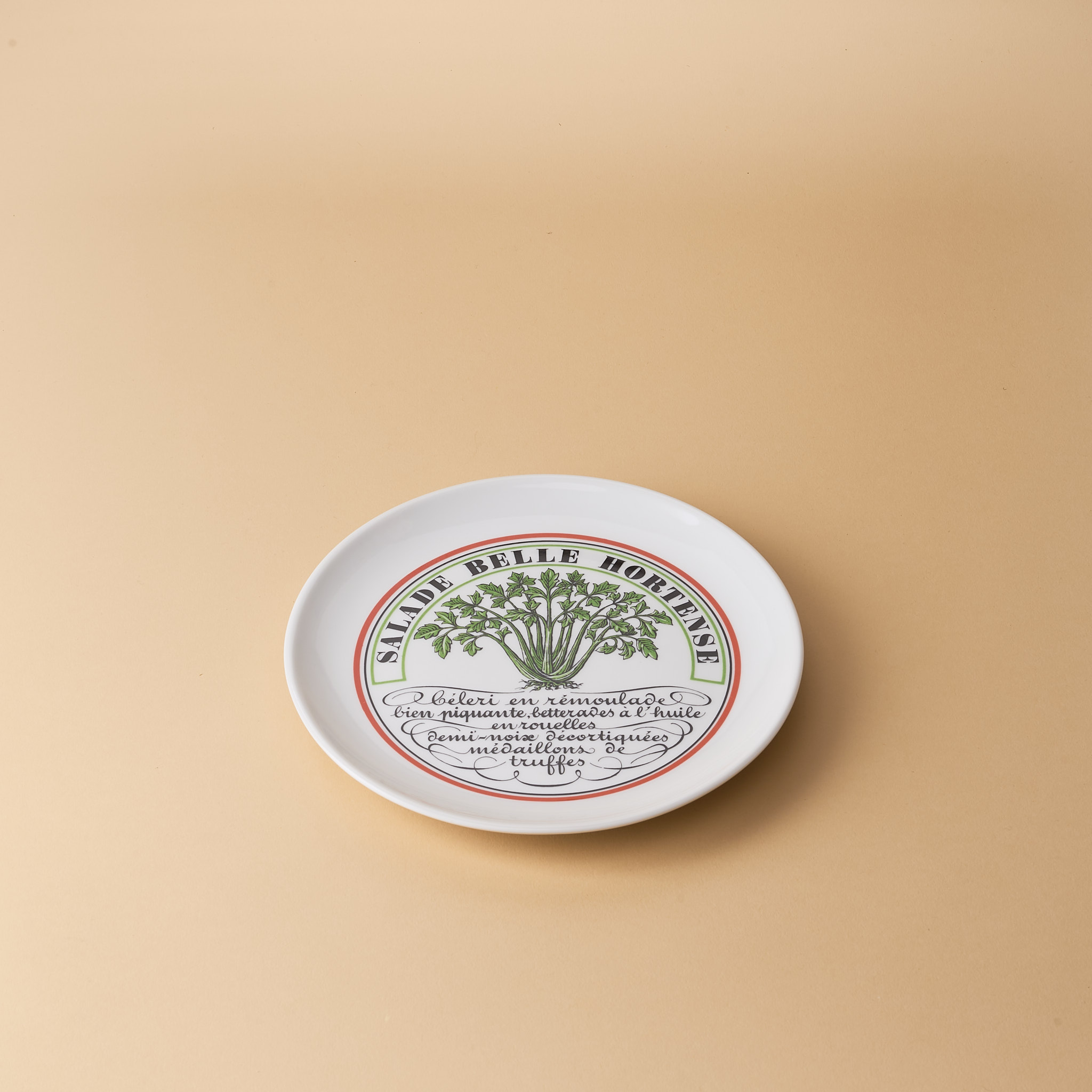 vaisselle ancienne assiettes à crudités Porcelaine de Paris