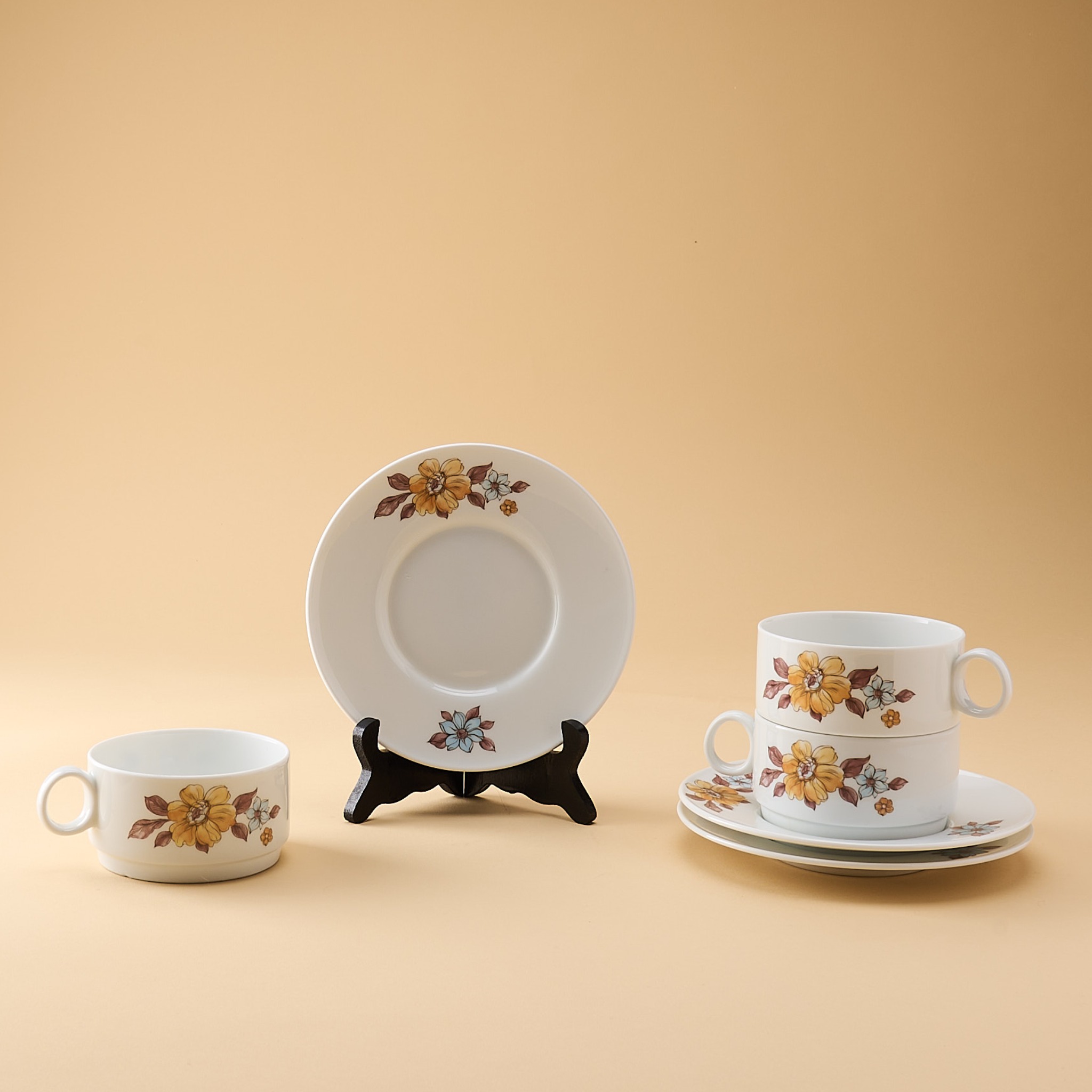 vaisselle ancienne tasses Ginori Italie
