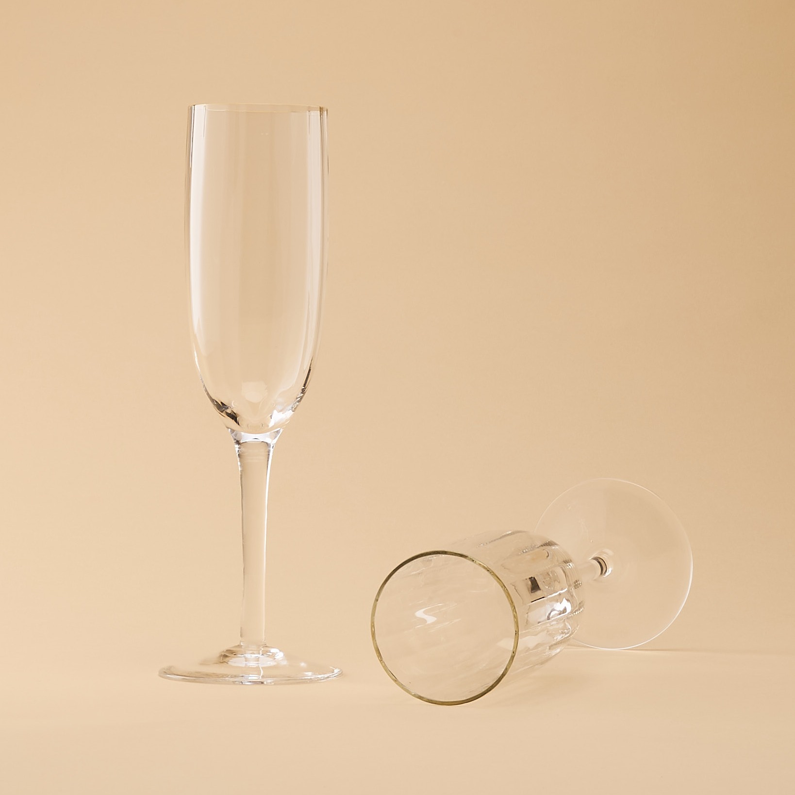 Vaisselle ancienne - Coupe à champagne en cristal