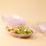 Vaisselle ancienne - Coupe à dessert en verre rose